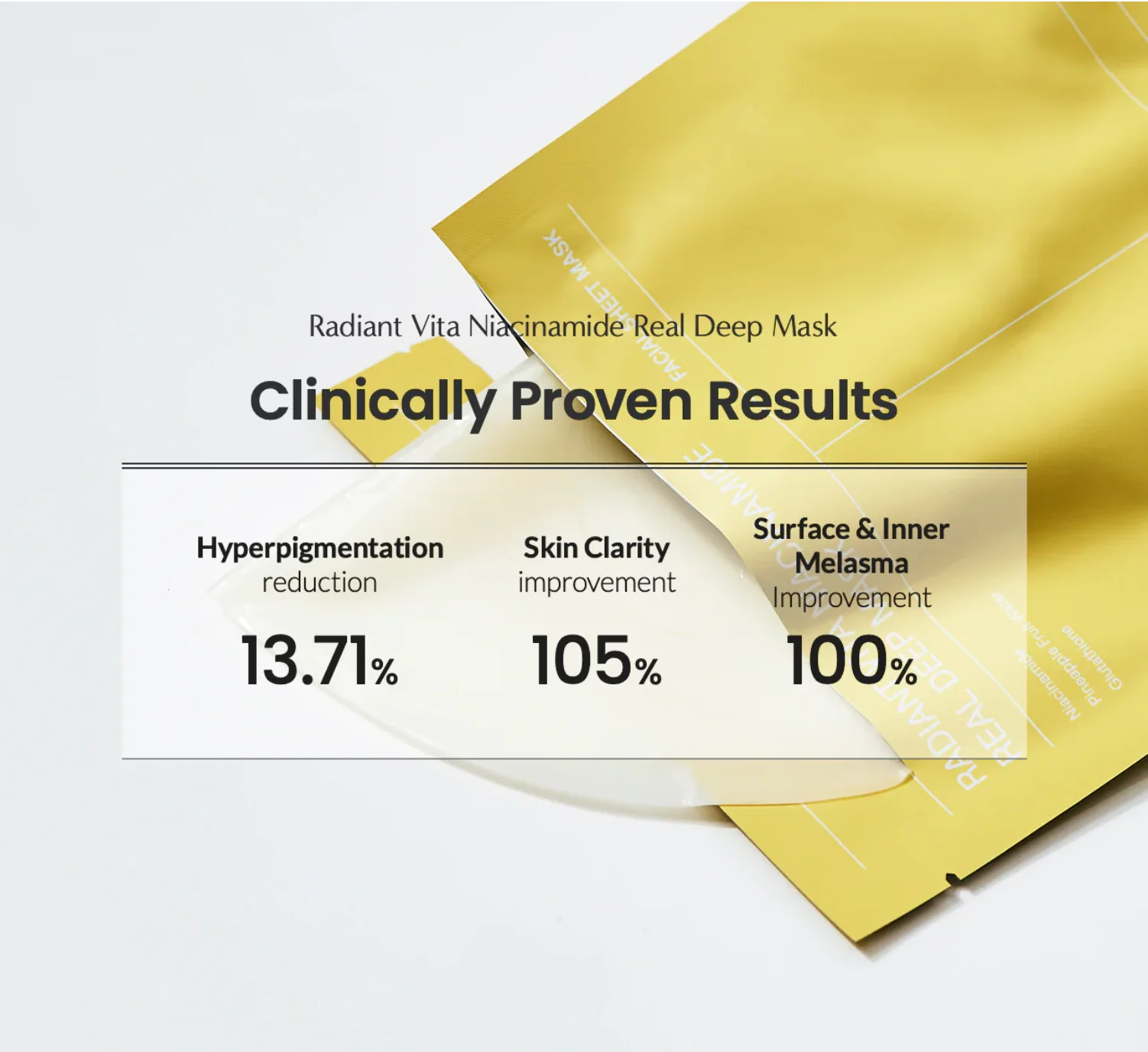 Radiant Vita Niacinamide Real Deep Mask – Image 2